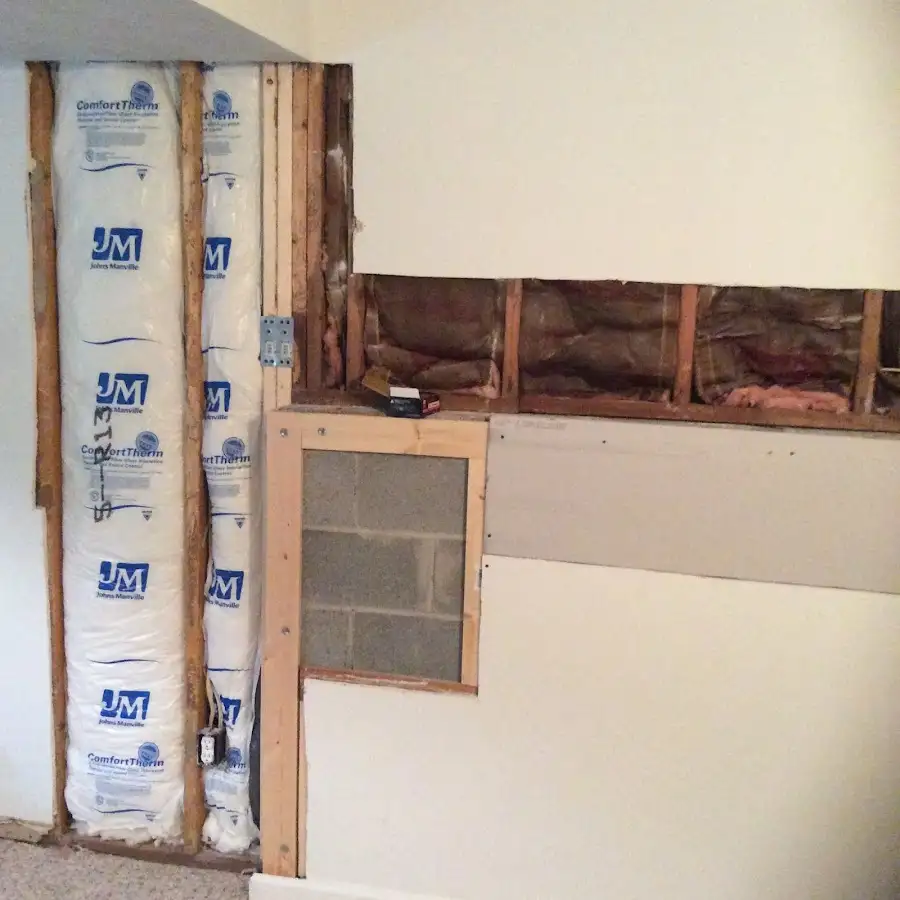 Wall insulation replacement during Odor Removal & Deodorization in Springfield